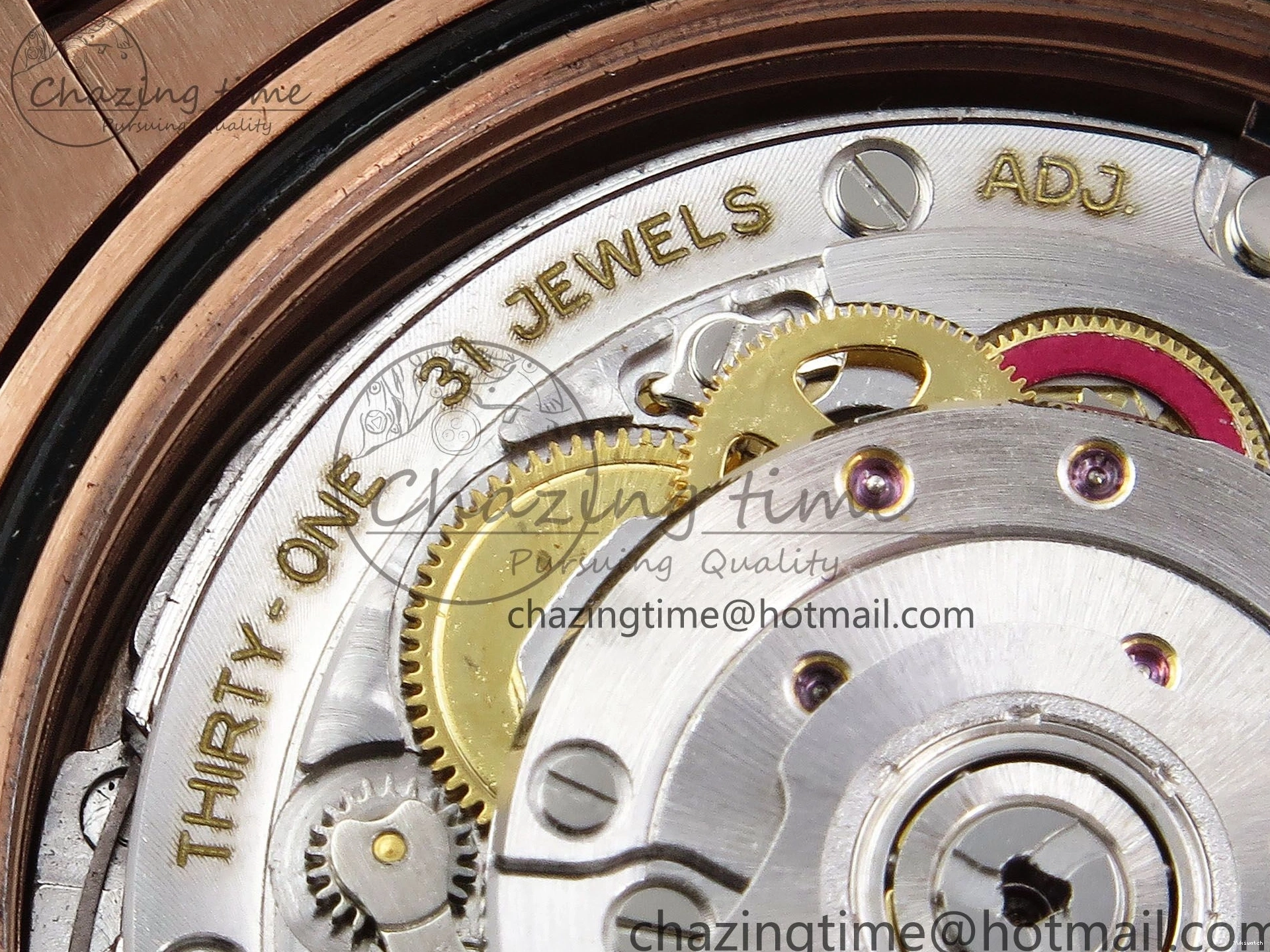 President Date JDF Stick Dial on V3 Steel 904L Bracelet Weight) RG Day (Gain 40 RG VR3255 0116